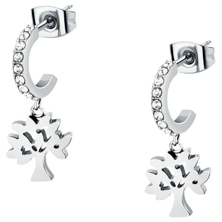 Nadčasové ocelové náušnice Strom života LPS01AYQ120 La Petite Story