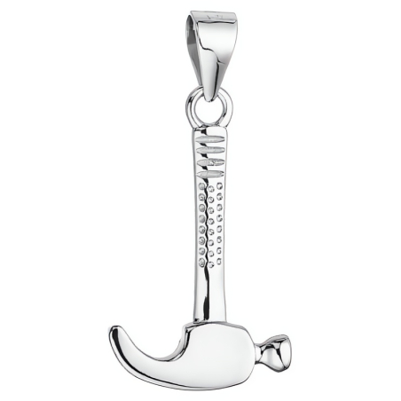 Stříbrný přívěsek tesařské kladivo 64058 Evolution Group