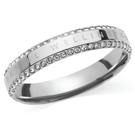 Oslnivý ocelový prsten s kubickými zirkony Classic Aura DW004015 Daniel Wellington / Obvod: 60 mm - 60 mm
