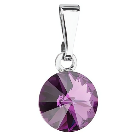 Módní přívěsek s krystalem Swarovski 54018.3 amethyst Evolution Group