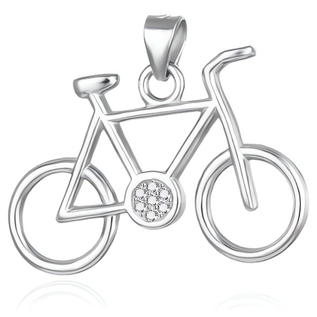 Přívěsek ze stříbra Jízdní kolo AGH734M Agato