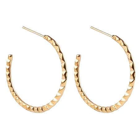 Stylové pozlacené kruhy Priselle EWE250304G Emily Westwood