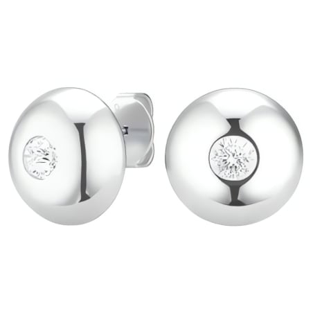 Nadčasové ocelové náušnice Solitaire JEBSS-J1199 Rosefield