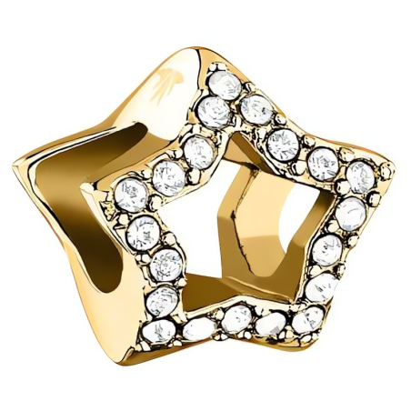 Pozlacený korálek hvězdičky s krystaly Drops SCZ1403 Morellato