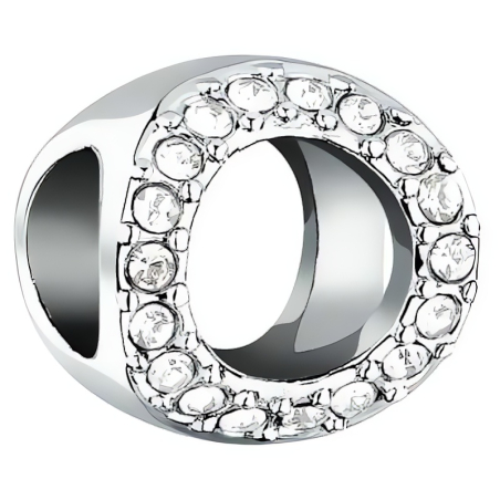 Stylový ocelový korálek Kroužek s krystaly Drops SCZ1404 Morellato