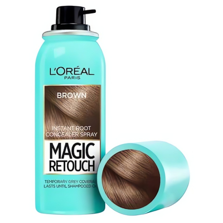 Vlasový korektor šedin a odrostů Magic Retouch (Instant Root Concealer Spray) L'Oréal Paris / Odstín: 14 Cold Brown - 75 ml