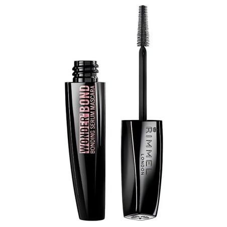 Pečující řasenka Wonder´Bond (Bonding Serum Mascara) Rimmel / Odstín: Black - 11 ml