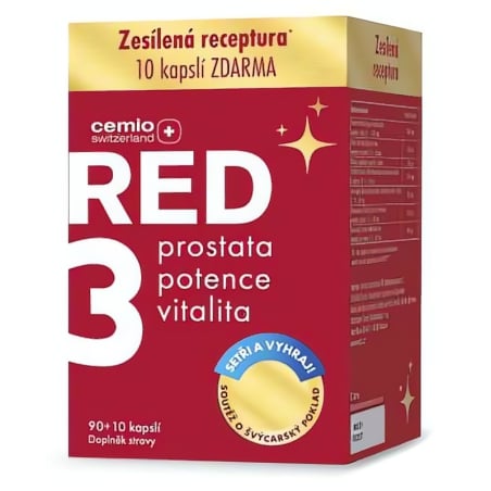 Cemio RED3 90 + 10 kapslí ZDARMA Cemio