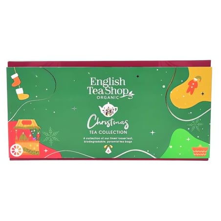 Vánoční stromeček / Kolekce Zelená kouzla BIO English Tea Shop - 6 pyramidek