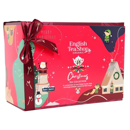 Vánoční čaje / Červená kouzla BIO English Tea Shop - 12 pyramidek