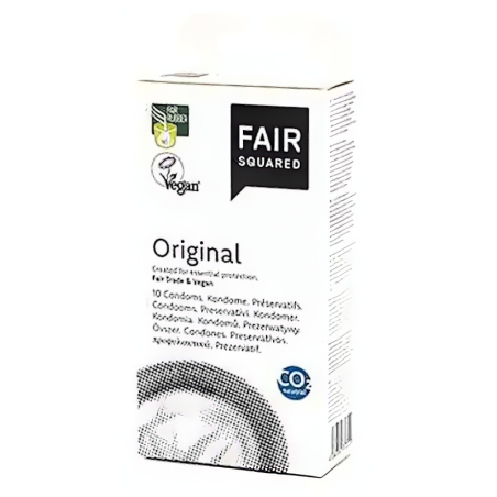 Fair Squared Kondom Original (10 ks) - veganské a fair trade