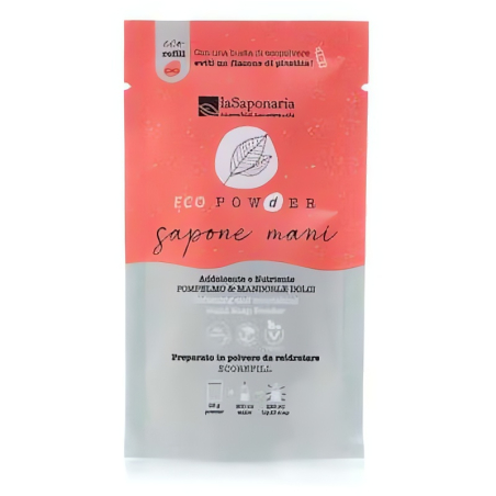 laSaponaria Jemné vyživující mýdlo na ruce v prášku - grapefruit a mandle (25 g)