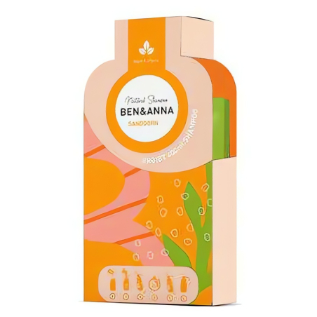 Ben & Anna Šampon v prášku (2×20 g) - Rakytník - regeneruje a zklidňuje