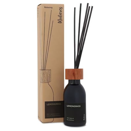 Mulieres Přírodní aroma difuzér s tyčinkami - citronová tráva (100 ml) - vydrží vonět až 3 měsíce