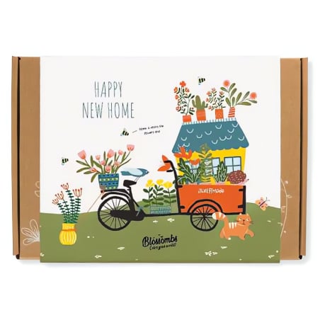 Blossombs Semínkové bomby - Dárková sada menší - Šťastný nový domov (7 ks) - originální a praktický dárek v jednom