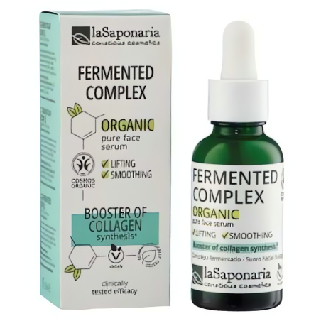 laSaponaria Pleťové sérum - Fermentovaný komplex BIO (30 ml) - pro pružnější, zářivější a hladší pleť