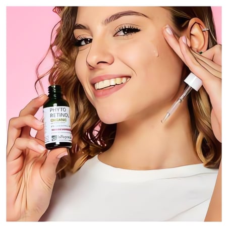 laSaponaria Pleťové sérum - Fytoretinol BIO (30 ml) - regeneruje a projasňuje pleť