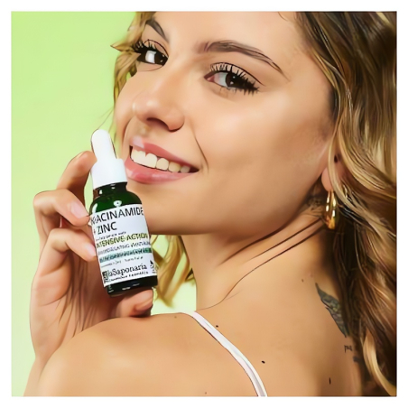 laSaponaria Pleťové sérum - Niacinamid + Zinek (30 ml) - pro mastnou a smíšenou pleť