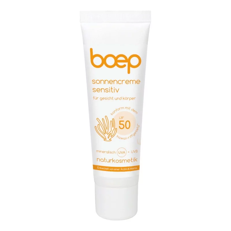 Opalovací krém SPF 50 Sensitive Boep - 50 ml Opalovací krém SPF 50 Sensitive Boep - 50 ml