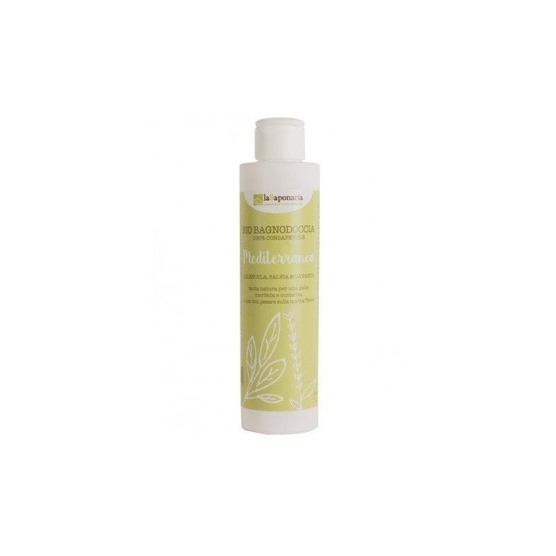 Středomořský sprchový gel s bylinkami (maxi) BIO laSaponaria - 1000 ml