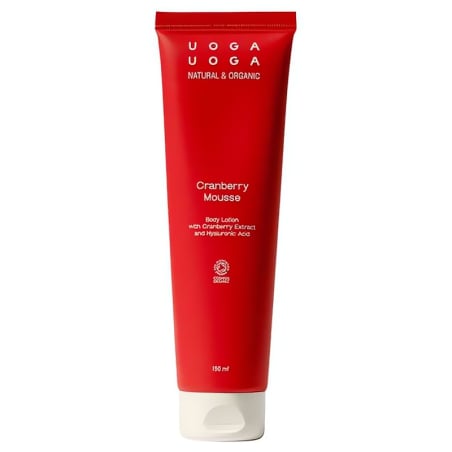 Uoga Uoga Hydratační tělový krém Cranberry Mousse s brusinkami BIO (150 ml) - hydratuje a vyživuje pokožku