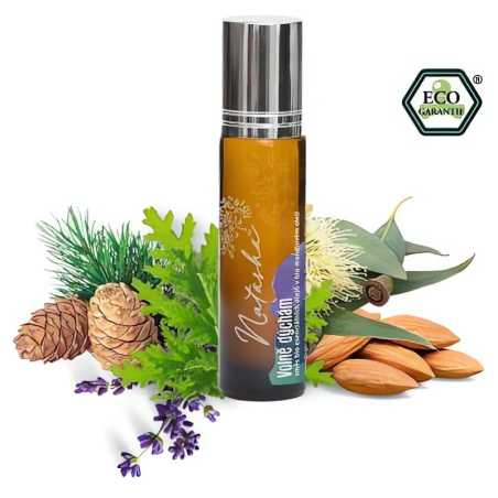 Natasha Roll-on Směs esenciálních olejů - Volně dýchám (10 ml) - dýchejte s lehkostí