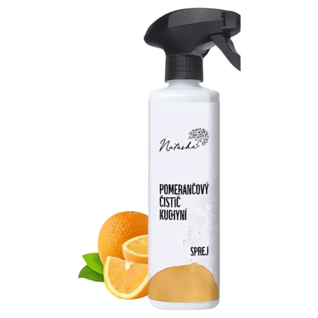 Natasha Pomerančový čistič kuchyní - sprej (500 ml) - univerzální odmašťovač ve spreji