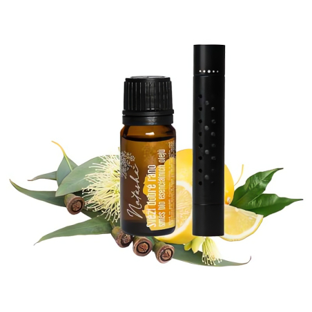 Natasha Sada Difuzér do auta + olej Svěží dobré ráno - včetně 3 bavlněných polštářků