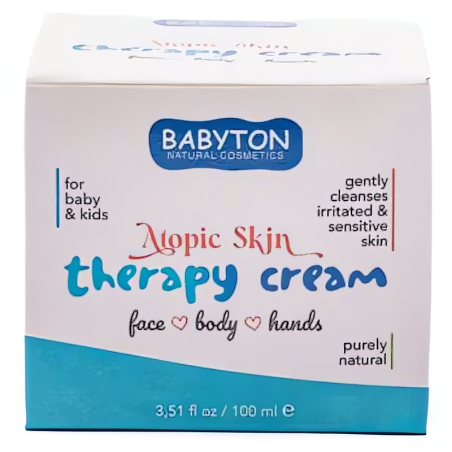 Babyton Pečující krém pro děti ATOPIC (100 ml) - s bambuckým máslem a aloe vera