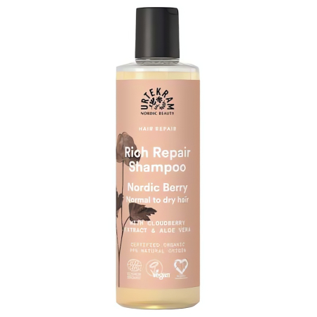 Urtekram Regenerační šampon Nordic Berry BIO 250 ml - pro lesklé a hebké vlasy
