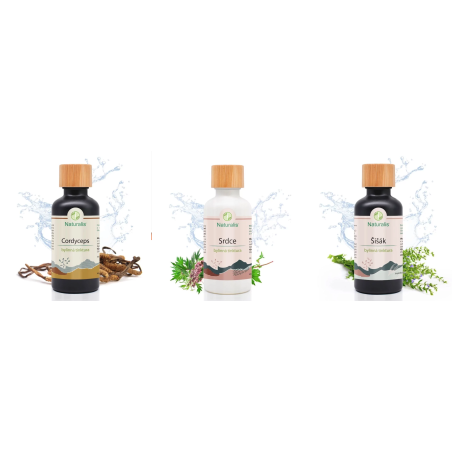 Sada byliných tinktur na detox PREMIUM COLLECTION