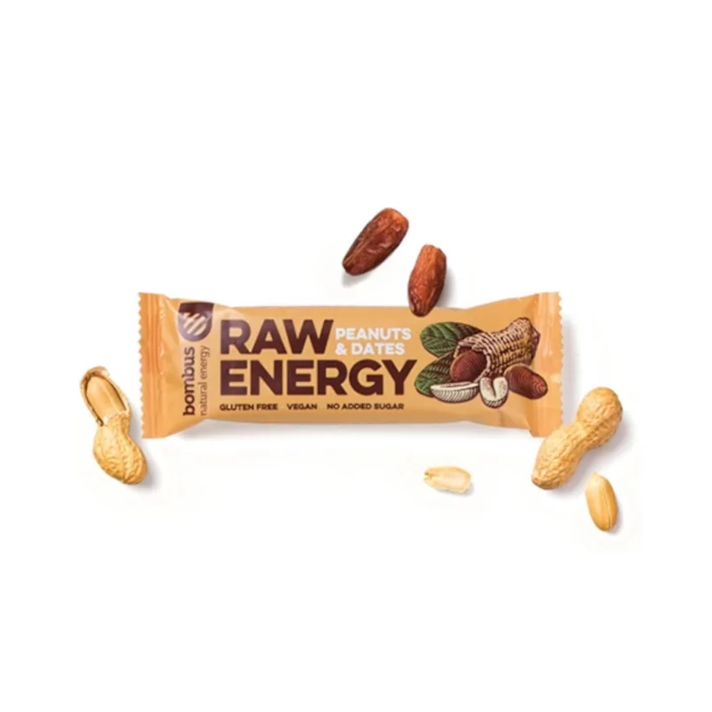 Raw energy (Peanut + dates) Bombus - 50 g Raw energy (Peanut + dates) Bombus - 50 g
