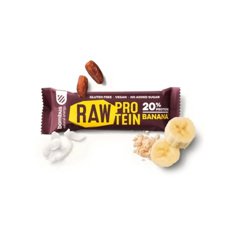 Raw protein (Banana) Bombus - 50 g Raw protein (Banana) Bombus - 50 g