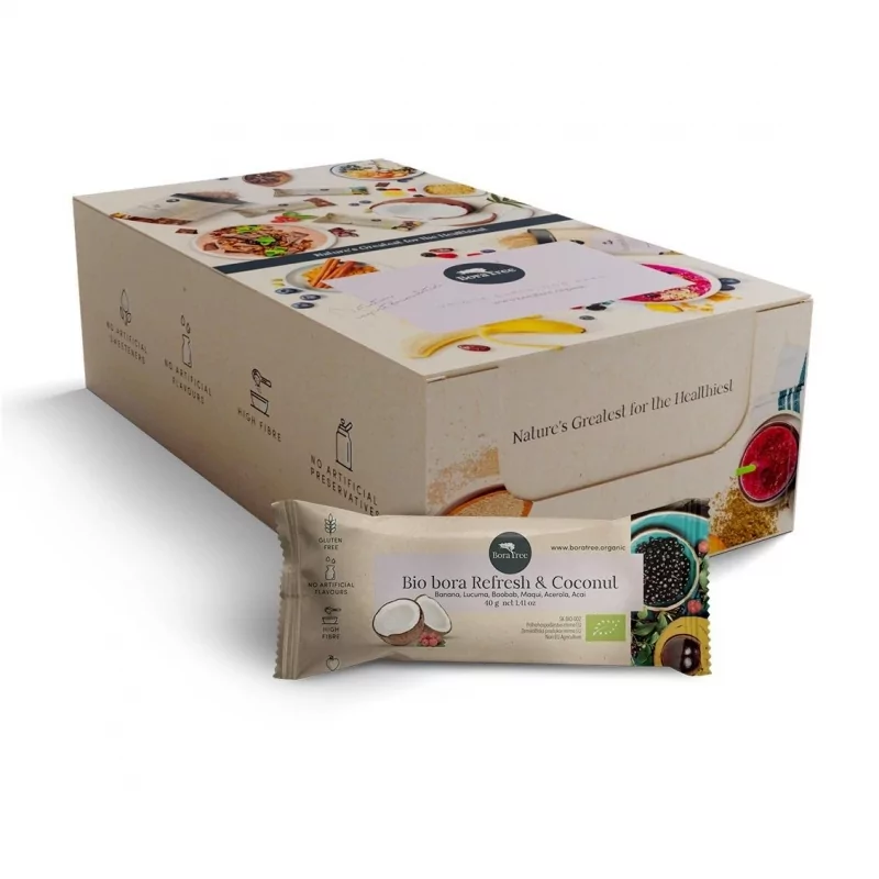 Box BIO Tyčinka s kokosem a směsí BIO bora Refresh 18ks Boratree - 720 g
