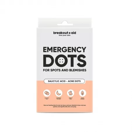 Náplasti na lokální ošetření akné s kyselinou salicylovou Breakout+aid - 72 ks
