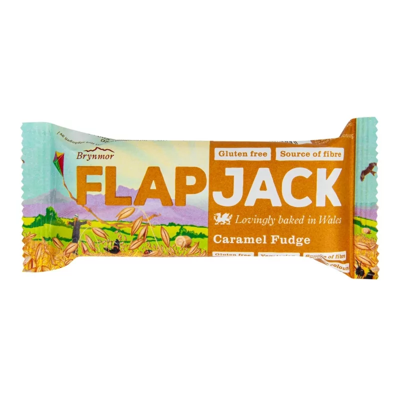 Flapjack ovesný karamel bezlepkový Brynmor - 80 g