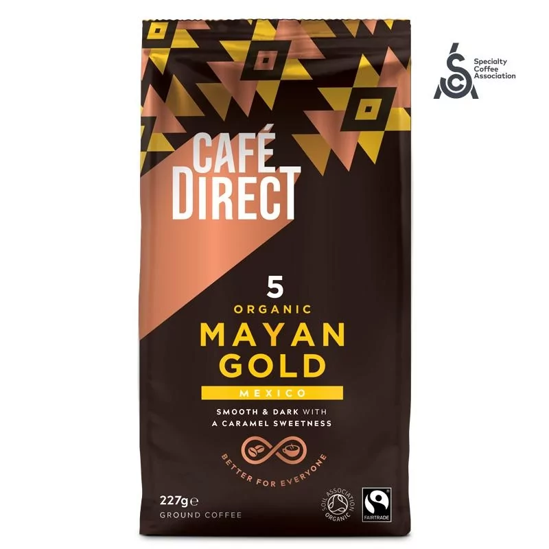 BIO Mletá káva Mayan Gold Mexiko (100% Arabica) Cafédirect - 227 g BIO Mletá káva Mayan Gold Mexiko (100% Arabica) Cafédirect - 227 g