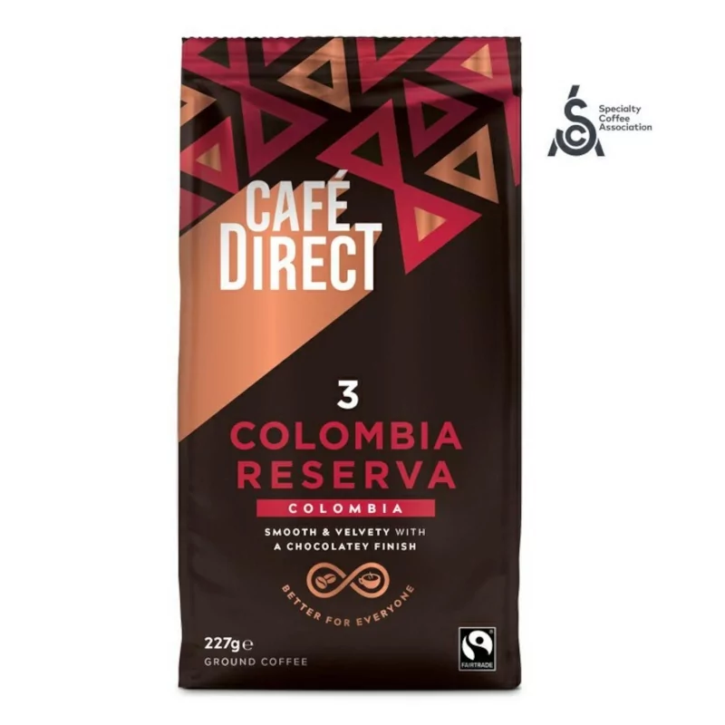 Colombia Reserva SCA 82 mletá káva Cafédirect - 227 g Colombia Reserva SCA 82 mletá káva Cafédirect - 227 g