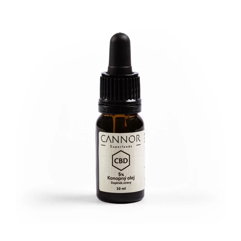 CBD Konopný olej 5% Cannor - 10 ml CBD Konopný olej 5% Cannor - 10 ml