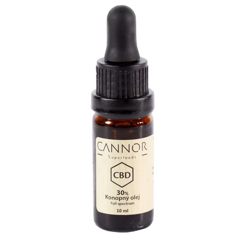 CBD konopný olej celospektrální 30% Cannor - 10 ml CBD konopný olej celospektrální 30% Cannor - 10 ml