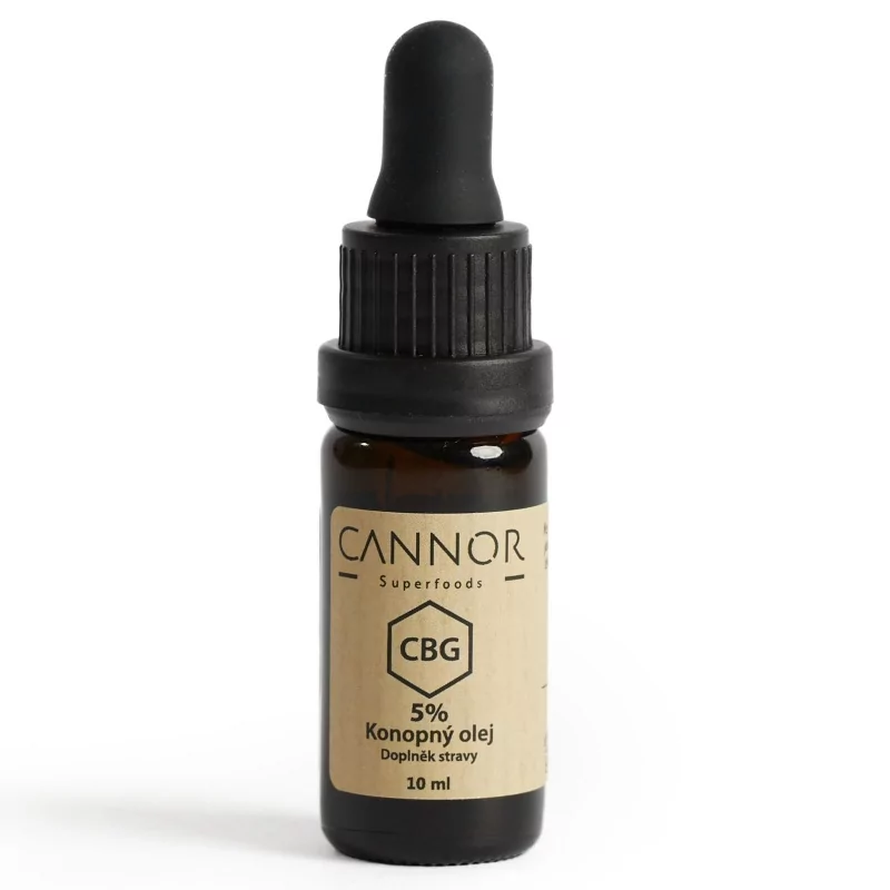 CBG konopný olej 5% Cannor - 10 ml