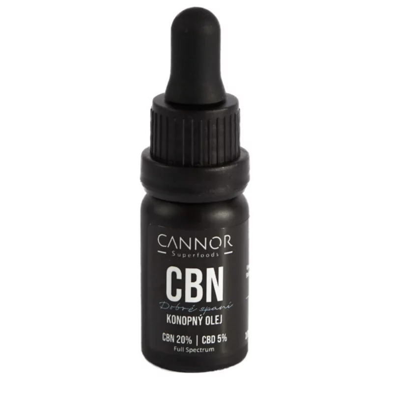 CBN konopný olej Dobré spaní 20% (20% CBN + 5% CBD) Cannor - 10 ml CBN konopný olej Dobré spaní 20% (20% CBN + 5% CBD) Cannor - 10 ml