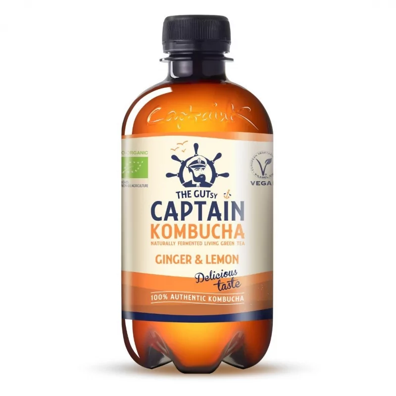 Zázvor (citron) Captain Kombucha - 400 ml Zázvor (citron) Captain Kombucha - 400 ml