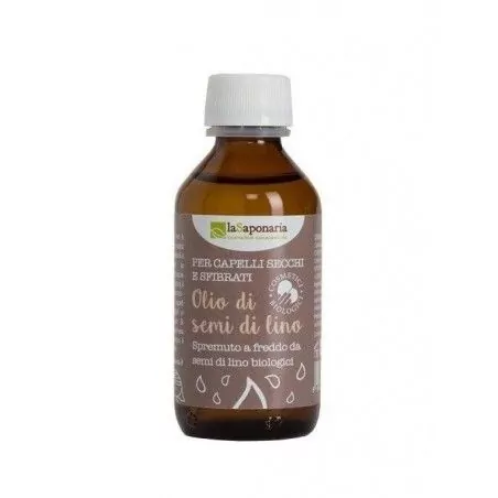 Lněný vlasový olej za studena lisovaný BIO laSaponaria - 100 ml