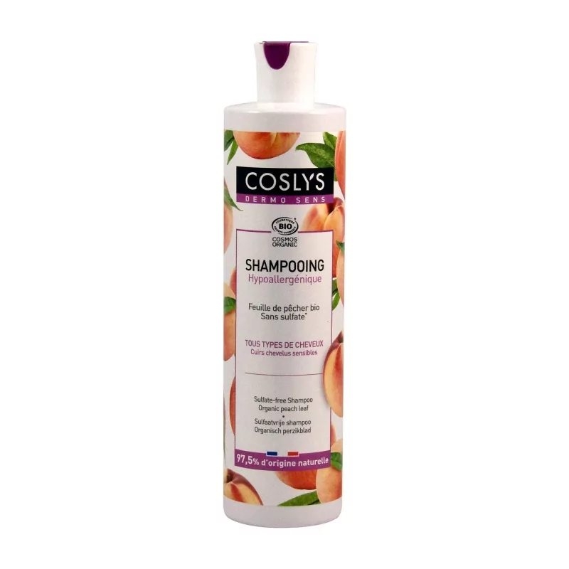 Šampon bez sulfátů broskev Coslys - 380 ml