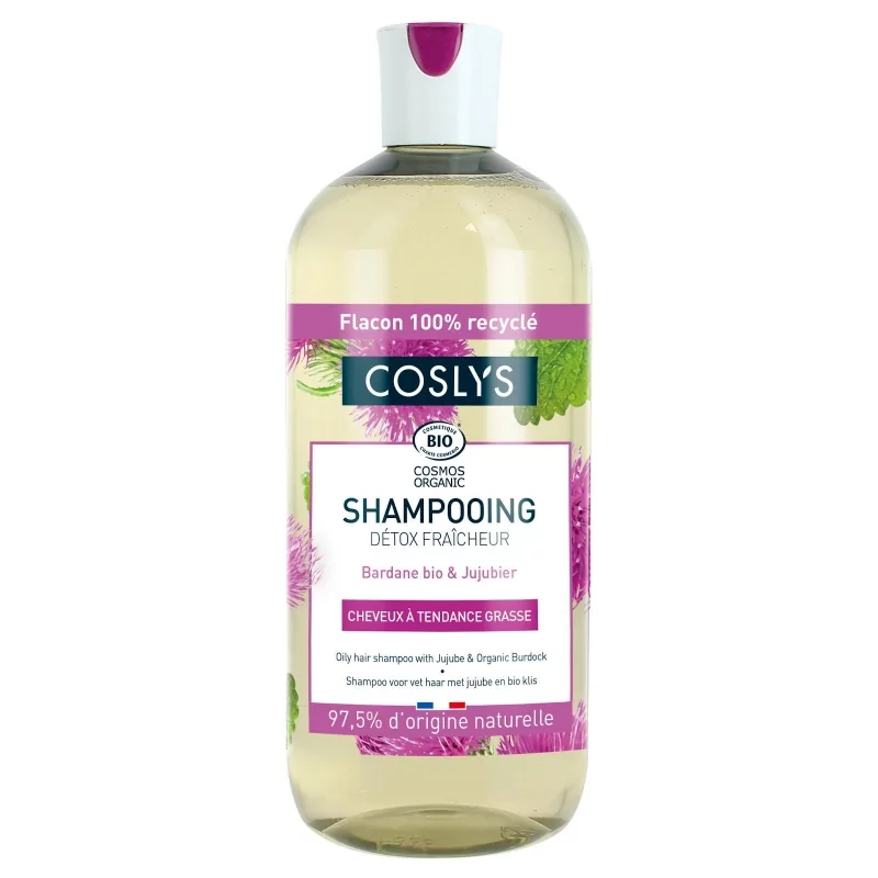 Šampon pro mastné vlasy lopuch a jujuba Coslys - 500 ml Šampon pro mastné vlasy lopuch a jujuba Coslys - 500 ml