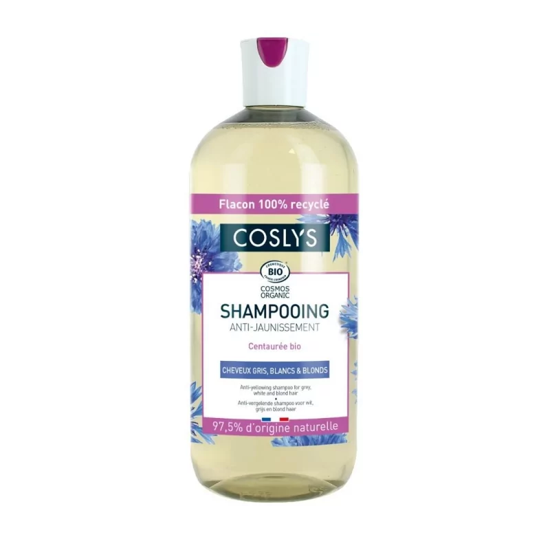 Šampon pro šedivé a bílé vlasy chrpa Coslys - 500 ml Šampon pro šedivé a bílé vlasy chrpa Coslys - 500 ml