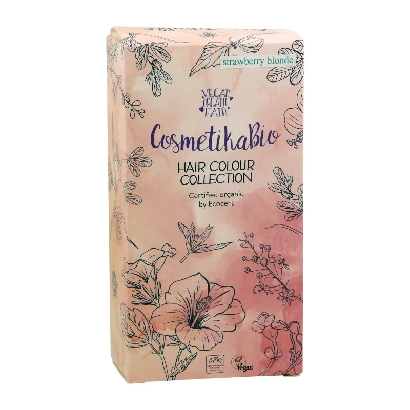 Barva na vlasy Jahodová blond CosmetikaBio - 100 g Barva na vlasy Jahodová blond CosmetikaBio - 100 g