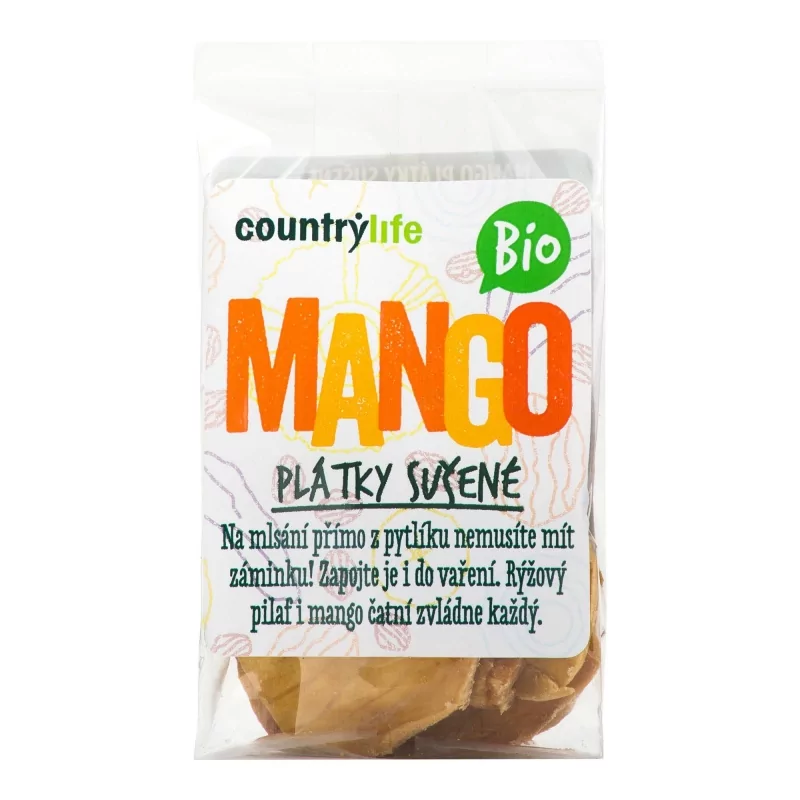 Mango plátky sušené BIO Country Life - 80 g Mango plátky sušené BIO Country Life - 80 g