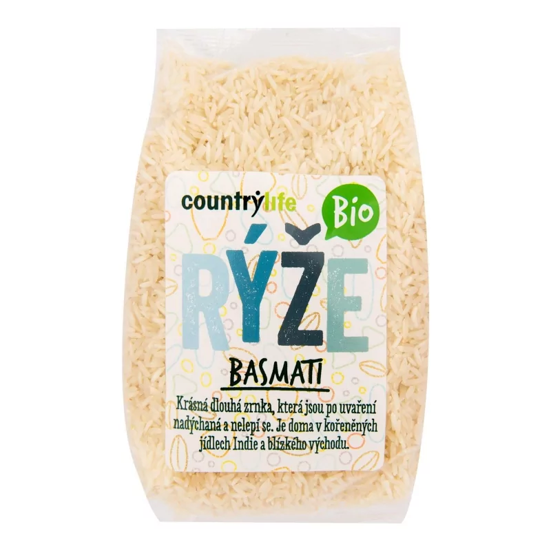 Rýže basmati BIO Country Life - 500 g Rýže basmati BIO Country Life - 500 g